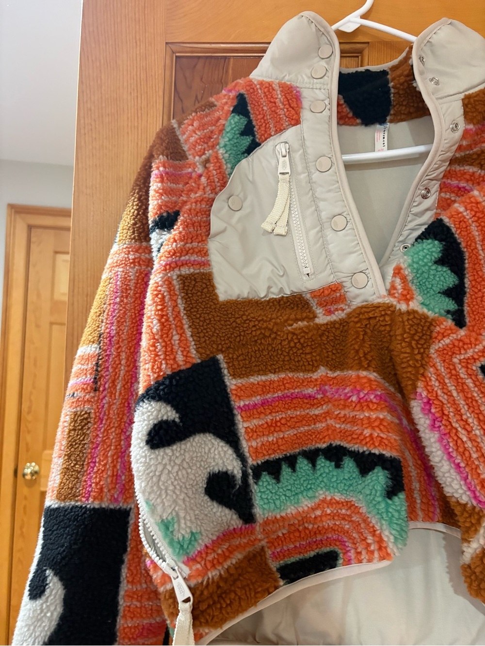 FP Movement by Free People Multicolor Fuzzy Sherpa Jacket - Picture 2 of 4